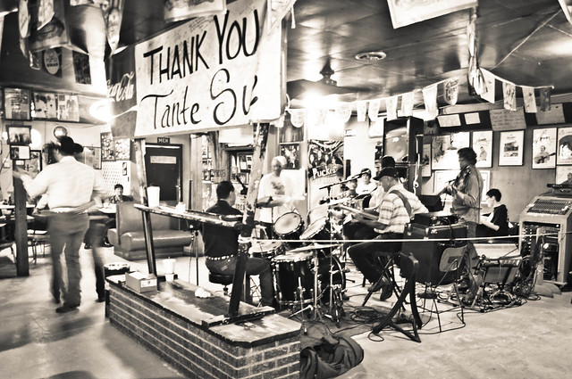 Get up early for this unique experience, deep in the heart of Cajun Country! Drinking, dancing, and live Cajun music at Fred's Lounge in Mamou, LA | PopArtichoke
