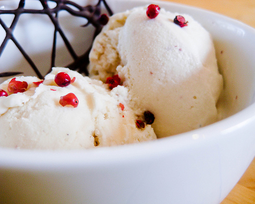 Pink Peppercorn Ice Cream 