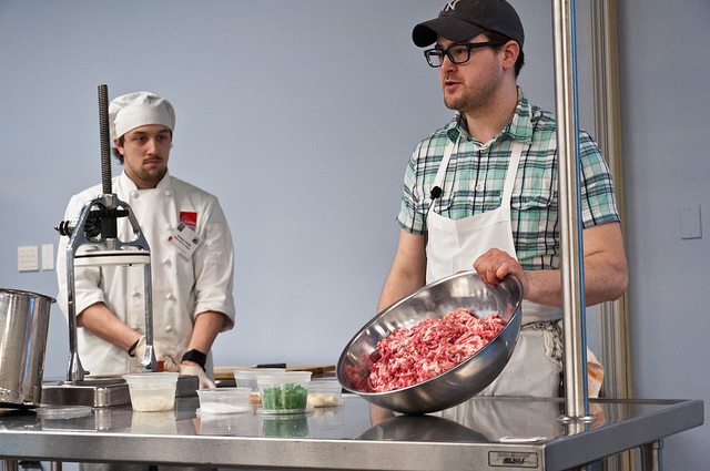 Rob Levitt Butchering and Sausage Demo