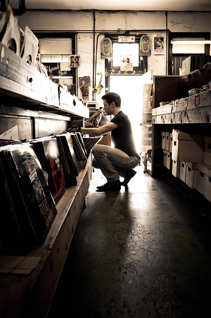 Rummaging Through Records at Jim Russel's in New Orleans | @PopArtichoke