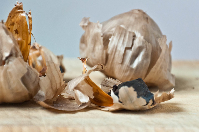 Ever seen Black Garlic? It's fermented garlic that's both beautiful and richly flavoured!  ( Recipe: Black Garlic Sauce with Spicy Beef and Tofu Stir-Fry) | PopArtichoke